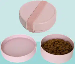 Barkin' Trails Travel Dog Bowls - Portable, BPA-Free Dog Food and Water Bowl Set for Outdoor Use