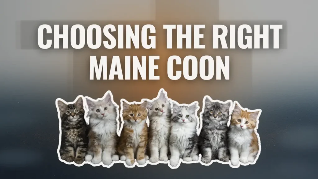 Choosing the right Maine Coon &mdash; kitten selection based on temperament, health, and lifestyle fit